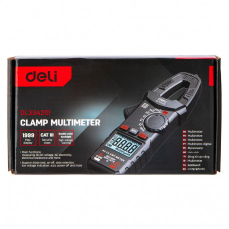 Токоизмерительные клещи цифровые Deli DL334201-14
