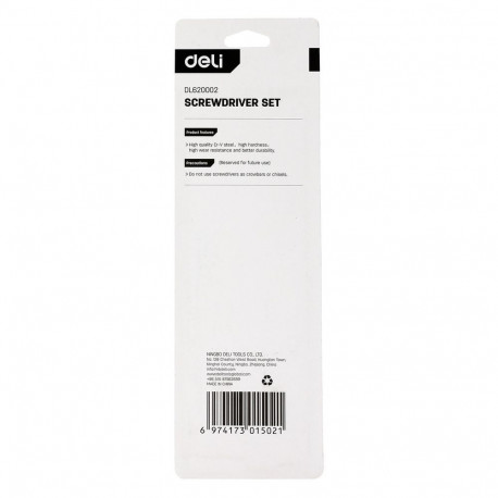 Набор отверток Deli DL620002 2шт SL6x125 + PH2x125-1