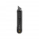 Технический нож "Home Series Black" Deli HT4008 Т-образное лезвие с механизмом автоматического возврата, эксклюзивный дизайн, корпус из высококачественного софттач пластика