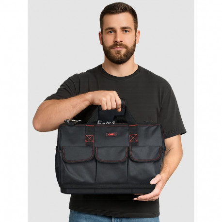 Сумка для инструментов Deli DL430901 "Black Edition"-10