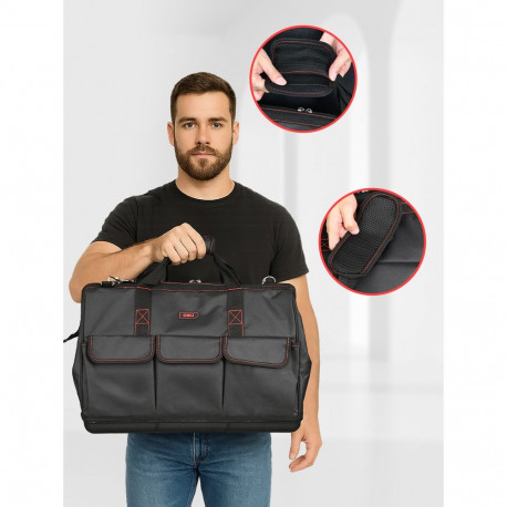 Сумка для инструментов Deli DL430906 "Black Edition"-1