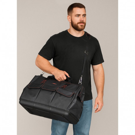 Сумка для инструментов Deli DL430906 "Black Edition"-11