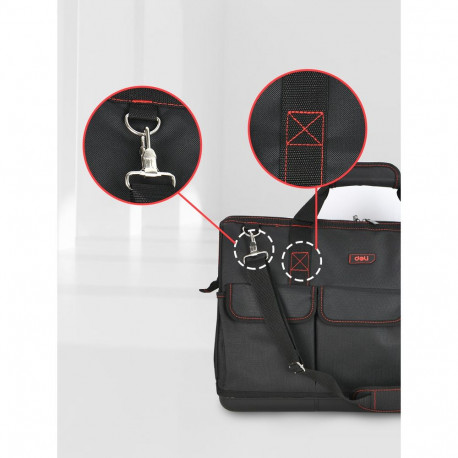 Сумка для инструментов Deli DL430906 "Black Edition"-2