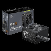 Блок питания ПК MSI MAG A750BN PCIE5 II 750W, Non-Modular, 80+ Bronze, Color Box