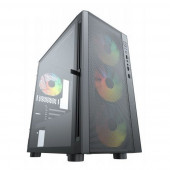 Корпус ACD ACD Citadel 104 (AH-TC4GA-0000) 3403 with USB3.0*1+USB2.0*2+HD audio,3*12cm F1 ARGB fans at front(Slave fans) ,1*12cm F1 ARGB fan at rear (Master fan)