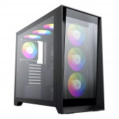 Корпус ACD Lagrange black with 4 pcs ARGB fan (PWM+5V 3PIN) +FAN HUB