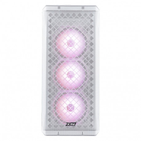 Корпус XPG DEFENDER WHITE [DEFENDER-WHCWW] (Midi-Tower, белый, TG, 120mm fan*3)-3