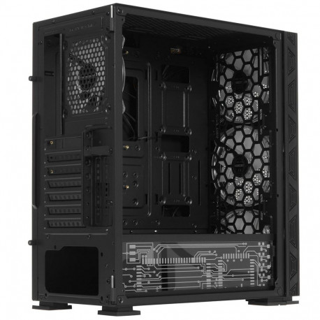 Корпус SOEYI «AX8-B20 SOEYI ATX case with black coating front panel with flat bigger mesh, without»-2