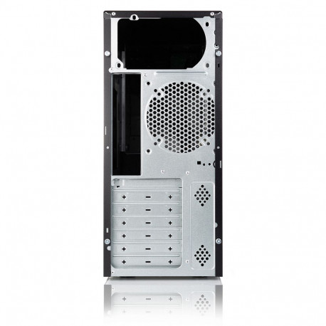 Корпус для ПК FoxLine FL-886-U3C ATX case, black w/o PSU, w/1xUSB2.0+1xUSB3.0+1xType-C, w/o pwr cord, w/oFAN-3