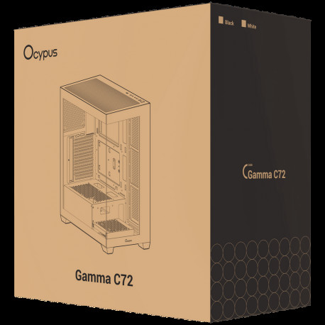 Корпус Case Ocypus Gamma C72 BK ATX / win / black / no PSU / Tempered Glass-8