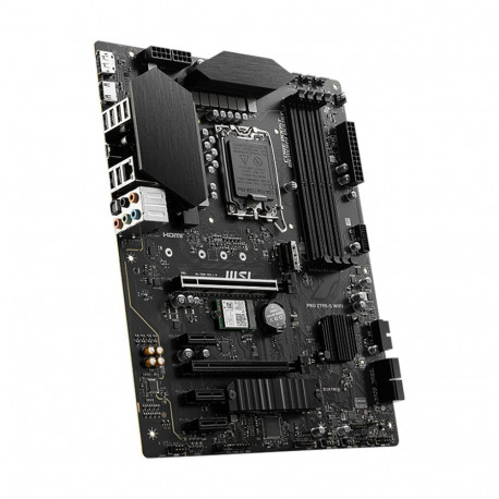 Материнская плата MSI PRO Z790-S WIFI Z790, LGA1700, 4*DDR5, 2*PCIEx16, 3*PCIEx1, 2*M.2, 1*TypeC, , 8*USB3.2Gen1, 6*USB2.0, 4*SATA3.0, 2.5G, DP, HDMI, ATX, RTL-2