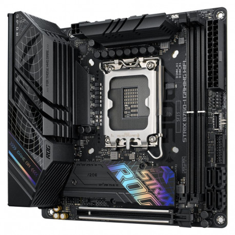 Материнская плата ASUS ROG STRIX B760-I GAMING WIFI LGA1700 mini-ITX 2xDDR5 PCIEx16 2xM.2 2хUSB-C DP HDMI 2.5GLAN Wi-Fi 6Е-1