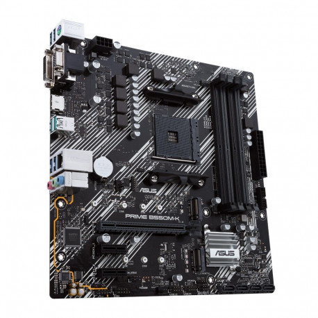Материнская плата ASUS PRIME B550M-K AM4 mATX 4xDDR4 PCIEx16 2xPCIEx1 M.2 HDMI DVI VGA GLAN AM4 microATX 4xDDR4 PCIEx16 2xPCIEx1 2xM.2 VGA DVI HDMI GLAN RTL {10}-2
