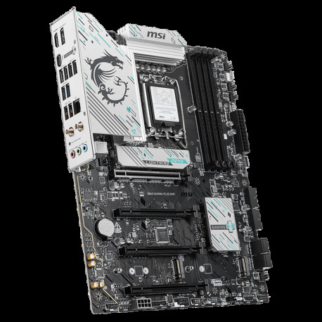 Материнская плата MSI B860 GAMING PLUS WIFI B860, LGA1851, 4*DDR5, 4*PCIEx16, 3*M.2, 1*TypeC, 2*USB3.2Gen2, 6*USB3.2Gen1, 8*USB2.0, 4*SATA3.0, 5G, Type-C(DP), DP, HDMI, ATX, RTL-3