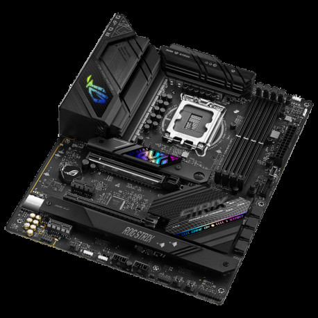 Материнская плата ASUS ROG STRIX B760-F GAMING WIFI LGA1700 ATX 4xDDR5 2xPCIEx16 2xPCIEx1 3xM.2 USB-C DP HDMI 2.5GLAN Wi-Fi 6E-6