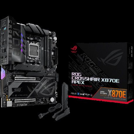 Материнская плата ASUS ROG CROSSHAIR X870E APEX AM5 ATX 2xDDR5 2xPCIEx16 PCIEx4 PCIEx1 5xM.2 3xUSB-C 5GLAN Wi-Fi 7