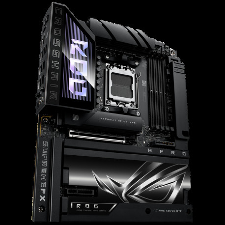 Материнская плата ASUS ROG CROSSHAIR X870E HERO BTF AM5 ATX 4xDDR5 PCIEx16 PCIEx4 5xM.2 4xUSB-C HDMI 5GLAN 2.5GLAN Wi-Fi 7-2