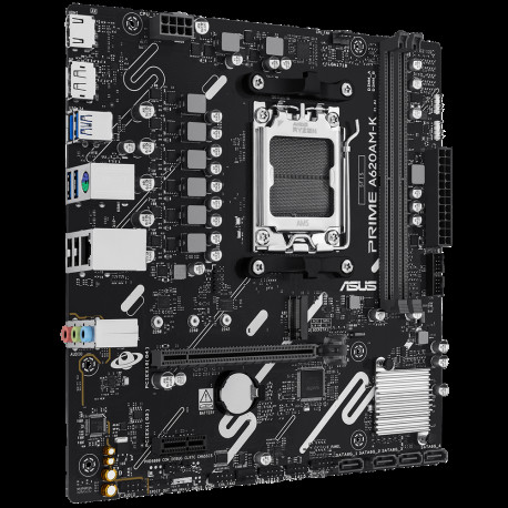 Материнская плата ASUS PRIME A620AM-K AM5 mATX 2xDDR5 PCIEx16 PCIEx1 M.2 DP HDMI GLAN-3