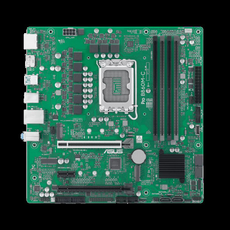 Материнская плата ASUS PRO B860M-C-CSM LGA1851 mATX 4xDDR5 2xPCIEx16 PCIEx1 USB-C 2xDP HDMI 2xM.2 GLAN-1