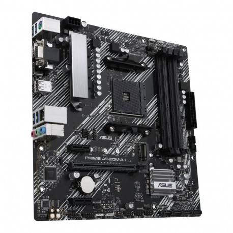 Материнская плата ASUS PRIME A520M-A II/CSM AM4 mATX 4xDDR4 PCIEx16 2xPCIEx1 M.2 DP HDMI VGA GLAN-3
