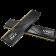 Модуль памяти ADATA 16GB DDR5 5600 DIMM XPG Lancer Blade Black RGB CL 46, Intel XMP 3.0 / AMD EXPO