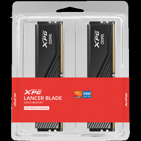 Модуль памяти ADATA 16GB DDR5 5600 DIMM XPG Lancer Blade Black RGB CL 46, Intel XMP 3.0 / AMD EXPO-3