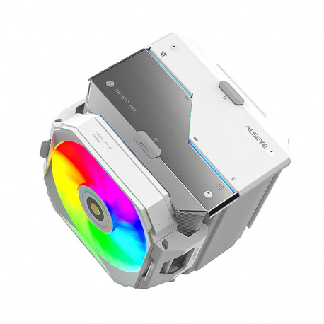 Кулер для CPU ALSEYE i600-W, Two fans version Product size：144x121x159mm TDP：270W Soldering technology CD texture Application: Intel：LGA115X,1200,1700,1366,2011 AMD：AM4-1