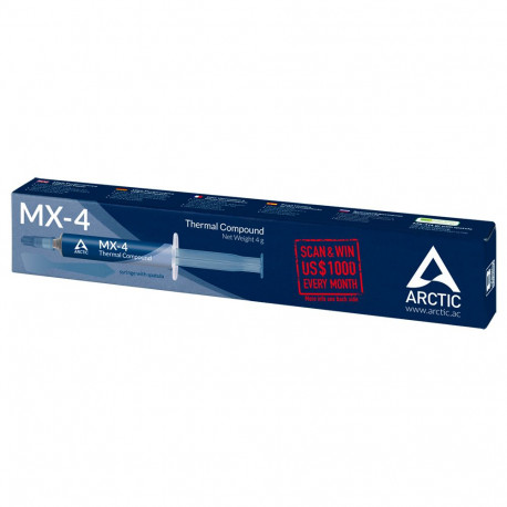 Термопаста Arctic Cooling MX-4 4 грамма, шпатель (ACTCP00031B) (702591)-1