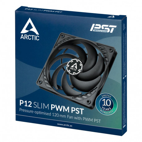 Вентилятор корпусной ARCTIC Cooling P12 SLIM PWM PST (ACFAN00187A) (703130)-3