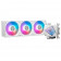 Жидкостная система охлаждения MSI MAG CORELIQUID I360 WHITE 3x ARGB Gen2 Fan, ARGB Gen2 Block, Color Box