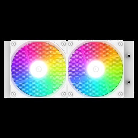 Жидкостная система охлаждения ID-Cooling SL240 XE WHITE /LCD SCREEN /300W /all Intel /all AMD-2