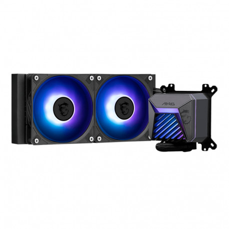 Жидкостная система охлаждения MSI MAG CORELIQUID A15 240 2x ARGB Fan, ARGB Block-2