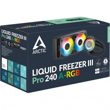 Жидкостная система охлаждения Arctic Cooling Liquid Freezer III Pro 240 A-RGB Multi Compatible All-In-One CPU Water Cooler (ACFRE00182A)-5