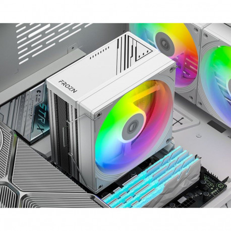 Вентилятор для процессора ID-Cooling FROZN A410 SE ARGB WHITE 180W/Intel 1700, 12*, 115*,AMD AM5,AM4/Screws-13