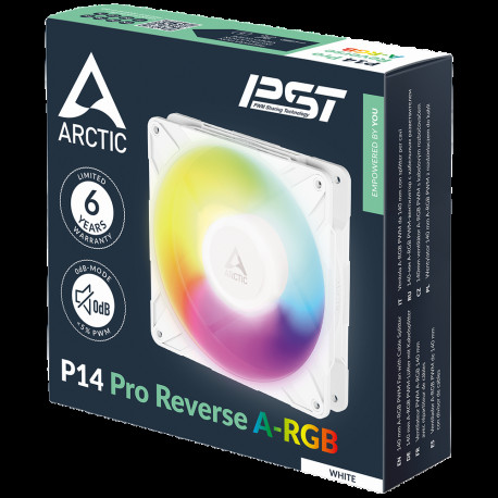 Вентилятор корпусной ARCTIC P14 Pro Reverse A-RGB White (ACFAN00324A)-5