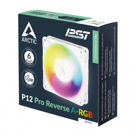 Вентилятор корпусной ARCTIC P12 Pro Reverse - A-RGB (White) retail арт. (ACFAN00325A)-5