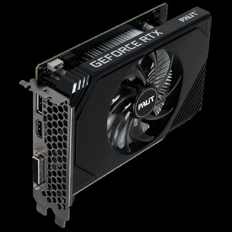 Видеокарта Palit RTX3050 STORMX 6GB GDDR6 96bit DVI DP HDMI 1FAN ITX RTL-5