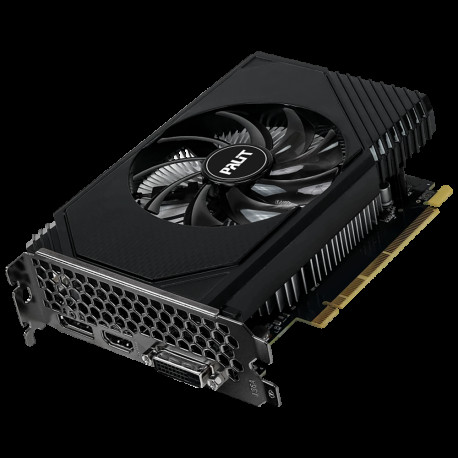 Видеокарта Palit RTX3050 STORMX 6GB GDDR6 96bit DVI DP HDMI 1FAN ITX RTL-3