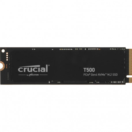 Твердотельный накопитель SSD Crucial M.2 2280 500GB Crucial T500 Client SSD CT500T500SSD8 PCIe Gen4x4 with NVMe, 7200/5700, TLC, 300TBW