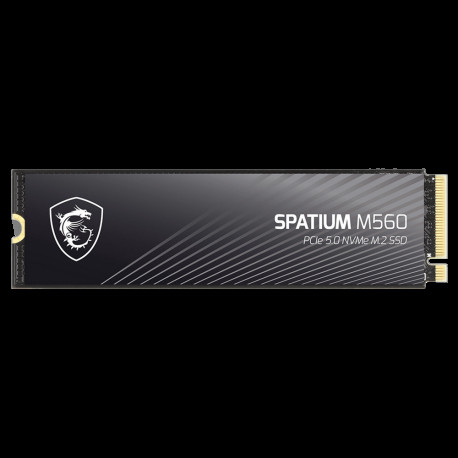 Твердотельный накопитель SSD MSI M.2 2280 1TB SPATIUM M560 Client SSD S78-440L0F0-P83, PCIe Gen5x4 with NVMe