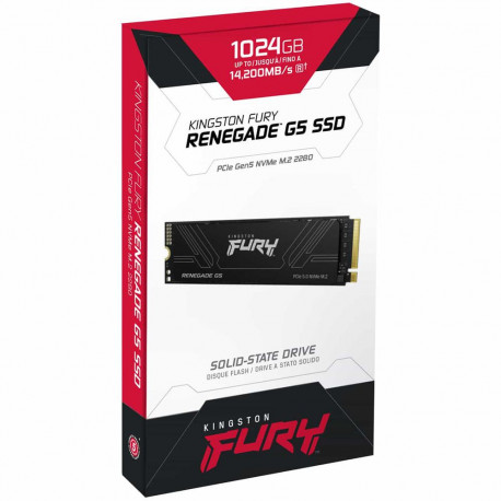 Твердотельный накопитель SSD Kingston PCIe 5.0 x4 1TB SFYR2S/1T0 Fury Renegade M.2 2280-2