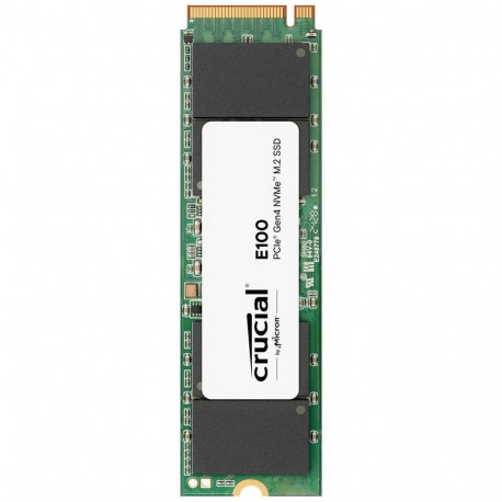 Твердотельный накопитель SSD Crucial E100, 480Gb, M.2 2280, PCIe 4.0 x4, NVMe, R/W 4700/2500-2