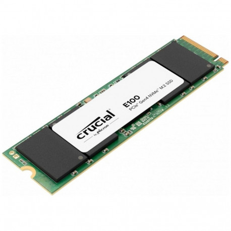 Твердотельный накопитель SSD Crucial E100, 480Gb, M.2 2280, PCIe 4.0 x4, NVMe, R/W 4700/2500-1