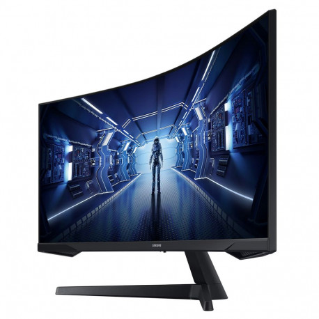 Монитор 34" SAMSUNG C34G55TWWI Odyssey G5 Black (VA, 3440x1440, HDMI+DP, 4 ms, 178°/178°, 250 cd/m, 2500:1, 165Hz, Curved)-4