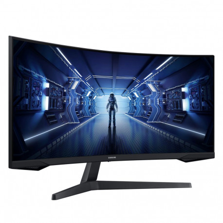 Монитор 34" SAMSUNG C34G55TWWI Odyssey G5 Black (VA, 3440x1440, HDMI+DP, 4 ms, 178°/178°, 250 cd/m, 2500:1, 165Hz, Curved)-1