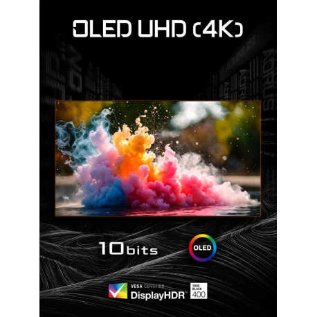 Монитор 31.5" Gigabyte AORUS FO32U2P-EK Black (QD-OLED, 3840 х 2160, 240Hz, 250 cd/m, 1000:1, 2xHDMI 2.1, DP 2.1, DP 1.4 3xUSB 3.2, USB Type-C)-10