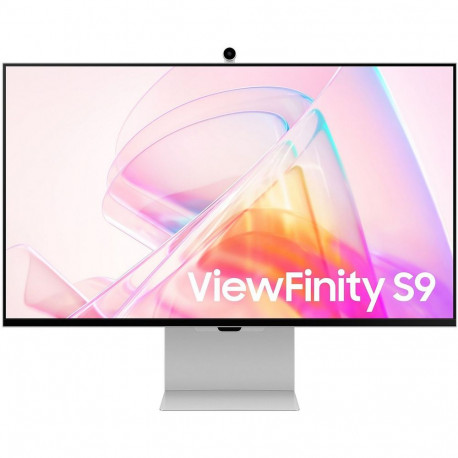 Монитор 27" SAMSUNG S27C902PAI ViewFinity S9 S90PC 5K Silver (IPS, 5120x1440, Mini DP+Thunderbolt 4, USB Hub, 5 ms, 178°/178°, 600 cd/m, 1000:1, 60Hz, Spk, Cam, Pivot)-1