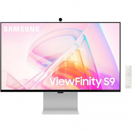 Монитор 27" SAMSUNG S27C902PAI ViewFinity S9 S90PC 5K Silver (IPS, 5120x1440, Mini DP+Thunderbolt 4, USB Hub, 5 ms, 178°/178°, 600 cd/m, 1000:1, 60Hz, Spk, Cam, Pivot)-4