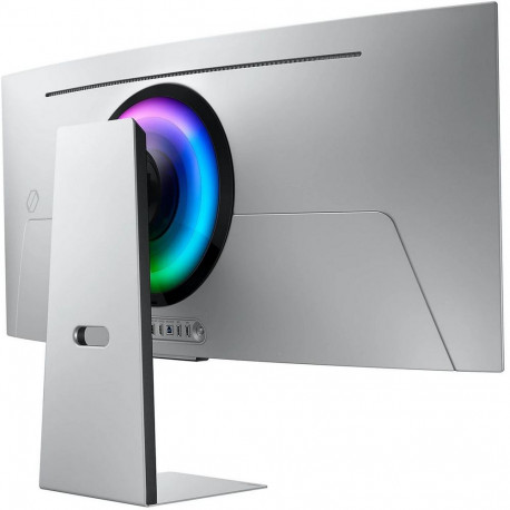 Монитор 34" SAMSUNG S34DG852SI Odyssey OLED G8 Ultra WQHD Smart Curved OLED, 3440x1440, 175Hz, 0,03ms, 250сd/m, 1000000:1, HDR10 | 2xHDMI(2.1), DP(1.4), 2xUSB3.0 | HAS, ExPSU, Speakers, Vesa 100, Silver/Black-8