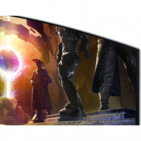 Монитор 34" SAMSUNG S34DG852SI Odyssey OLED G8 Ultra WQHD Smart Curved OLED, 3440x1440, 175Hz, 0,03ms, 250сd/m, 1000000:1, HDR10 | 2xHDMI(2.1), DP(1.4), 2xUSB3.0 | HAS, ExPSU, Speakers, Vesa 100, Silver/Black-13